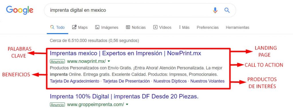 sem publicidad en buscadores