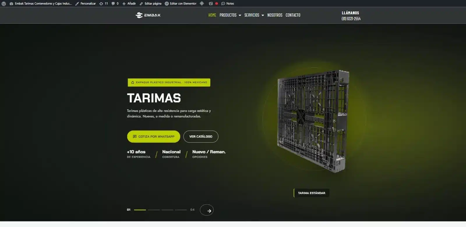 Embak website