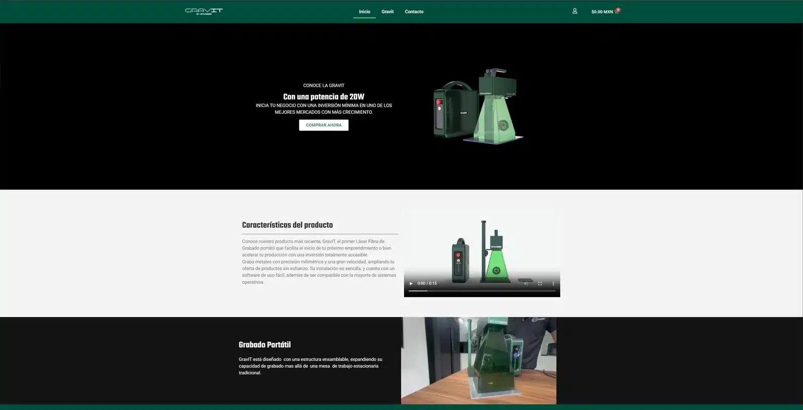 Gravit website