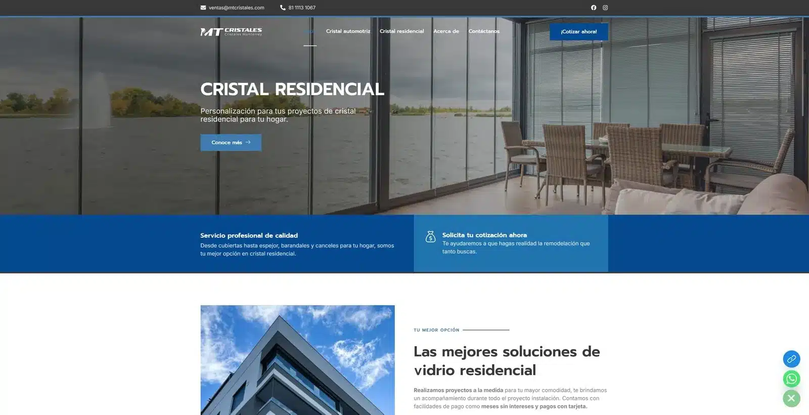 MT Cristales website