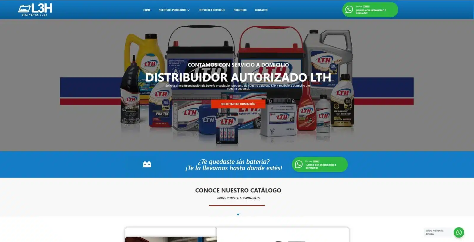 Baterías L3H website