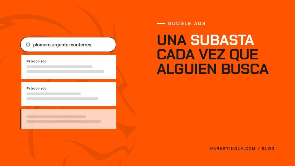 Portada: Una subasta cada vez que alguien busca