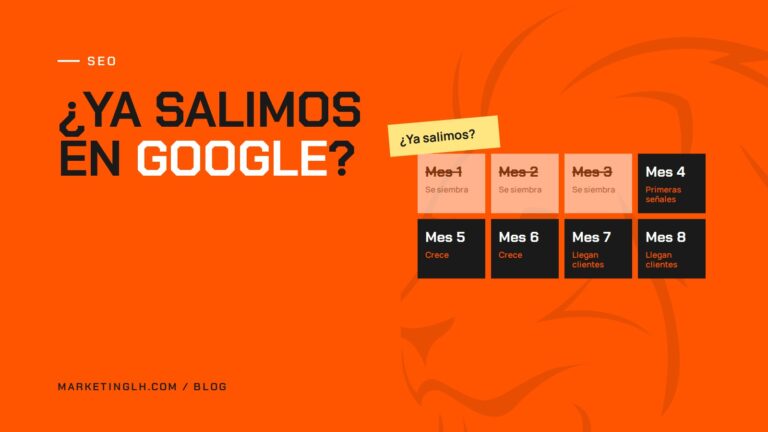 Portada: ¿Ya salimos en Google? Calendario de 8 meses de SEO.